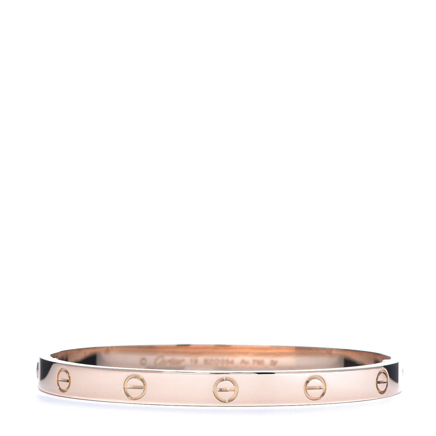 18K Pink Gold LOVE Bracelet 19