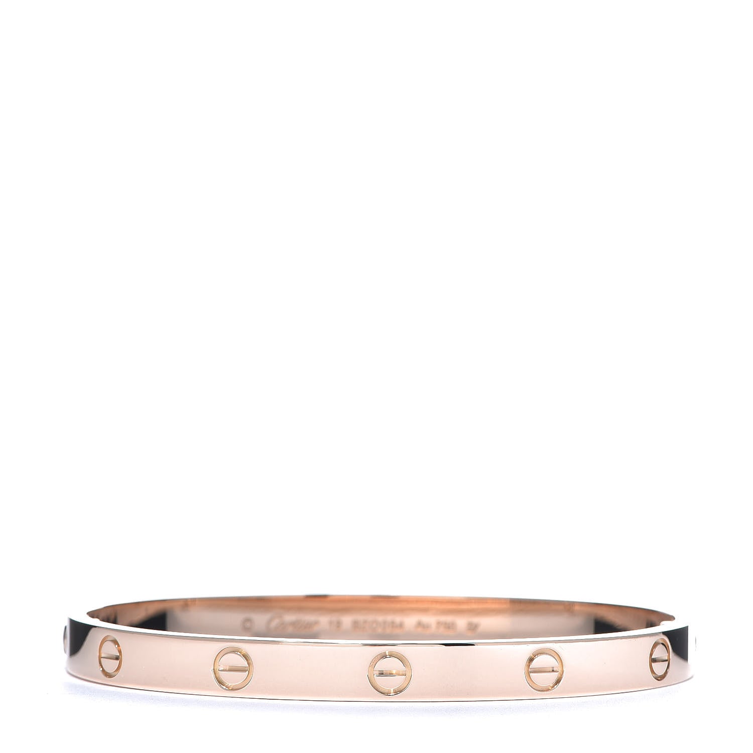 Cartier 18K Pink Gold LOVE Bracelet 19 1 of 7
