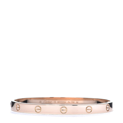 Cartier 18K Pink Gold LOVE Bracelet 19 1 of 7