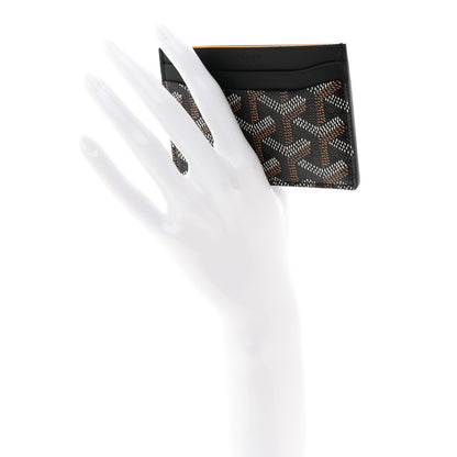 Goyard Goyardine Saint Sulpice Card Holder Black 2 of 7