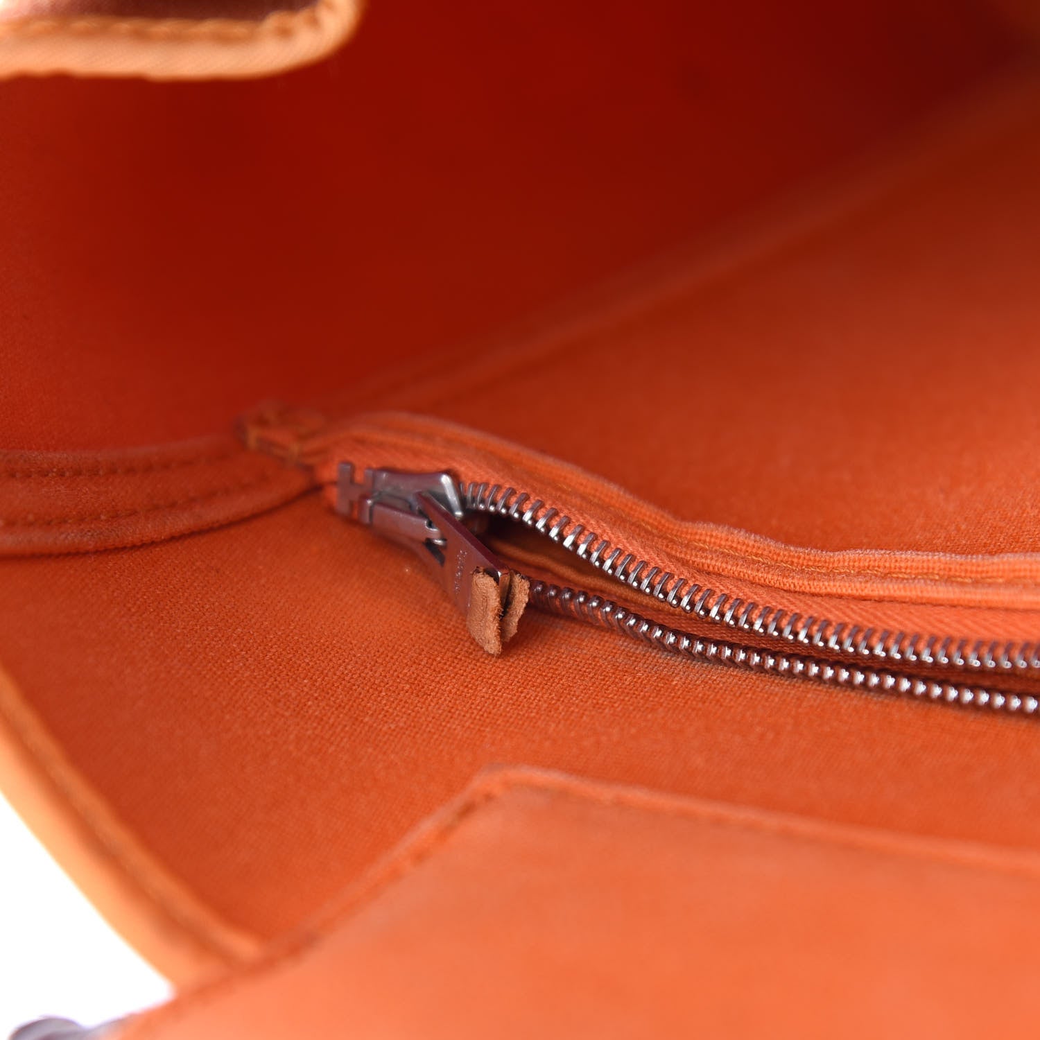 Hermes Toile Cabag 32 PM Orange 10 of 12