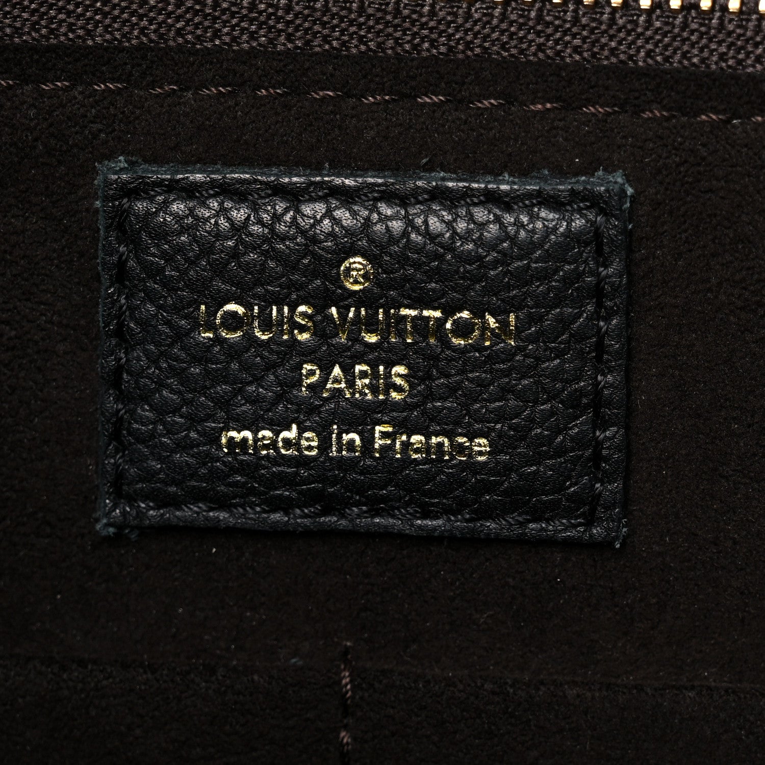 Louis Vuitton Calfskin Monogram Kimono Tote Black 6 of 9