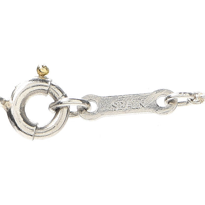 Tiffany Platinum Diamond 9mm Elsa Peretti Bean Pendant Necklace 5 of 6