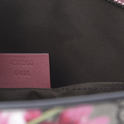 Gucci GG Supreme Monogram Blooms Large Cosmetic Case Beige Multicolor Dry Rose 7 of 8