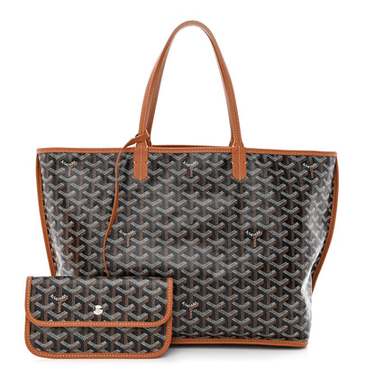 Goyard Goyardine Reversible Anjou PM Black Gold 1 of 20