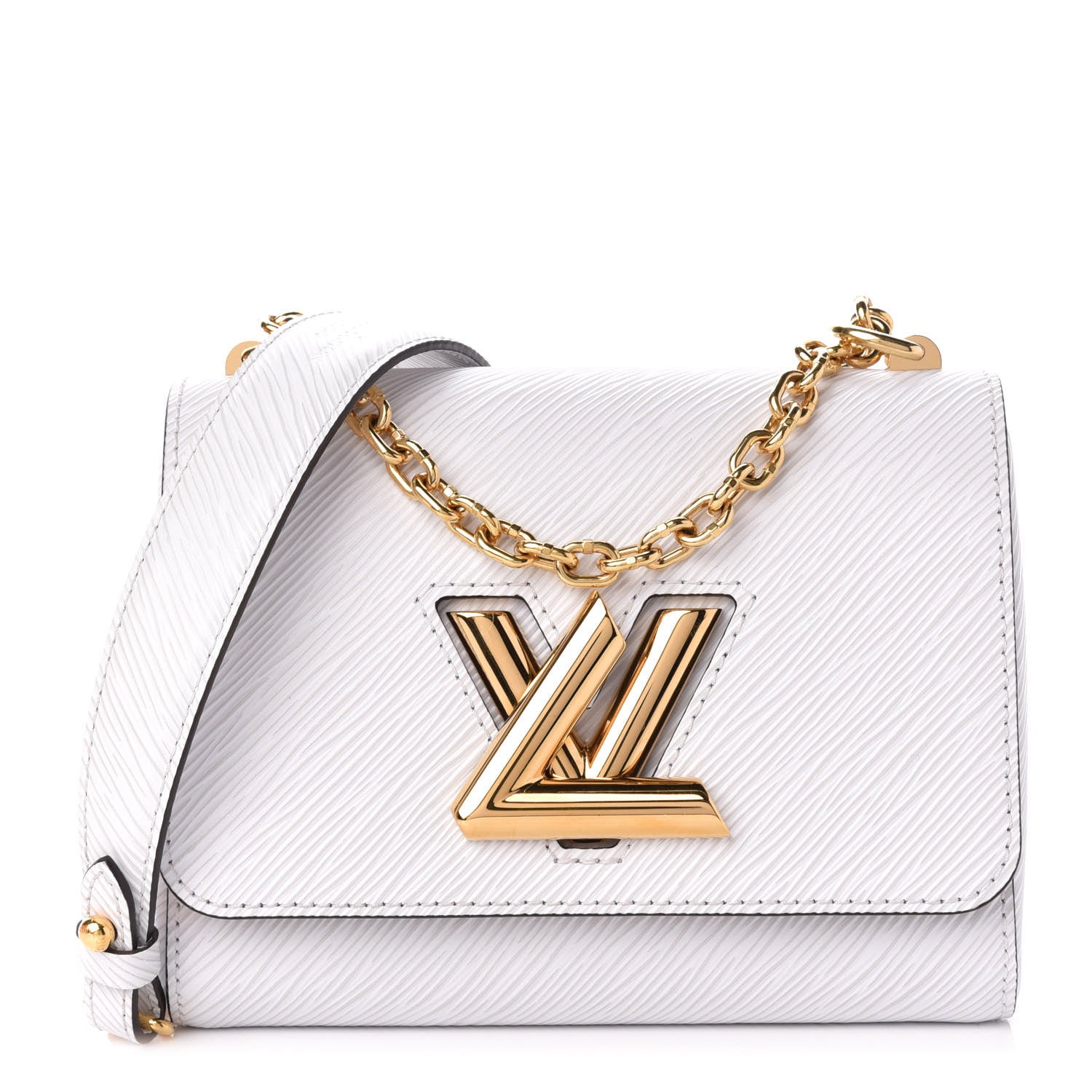 Louis Vuitton Epi Twist Shoulder Bag PM White 1 of 11