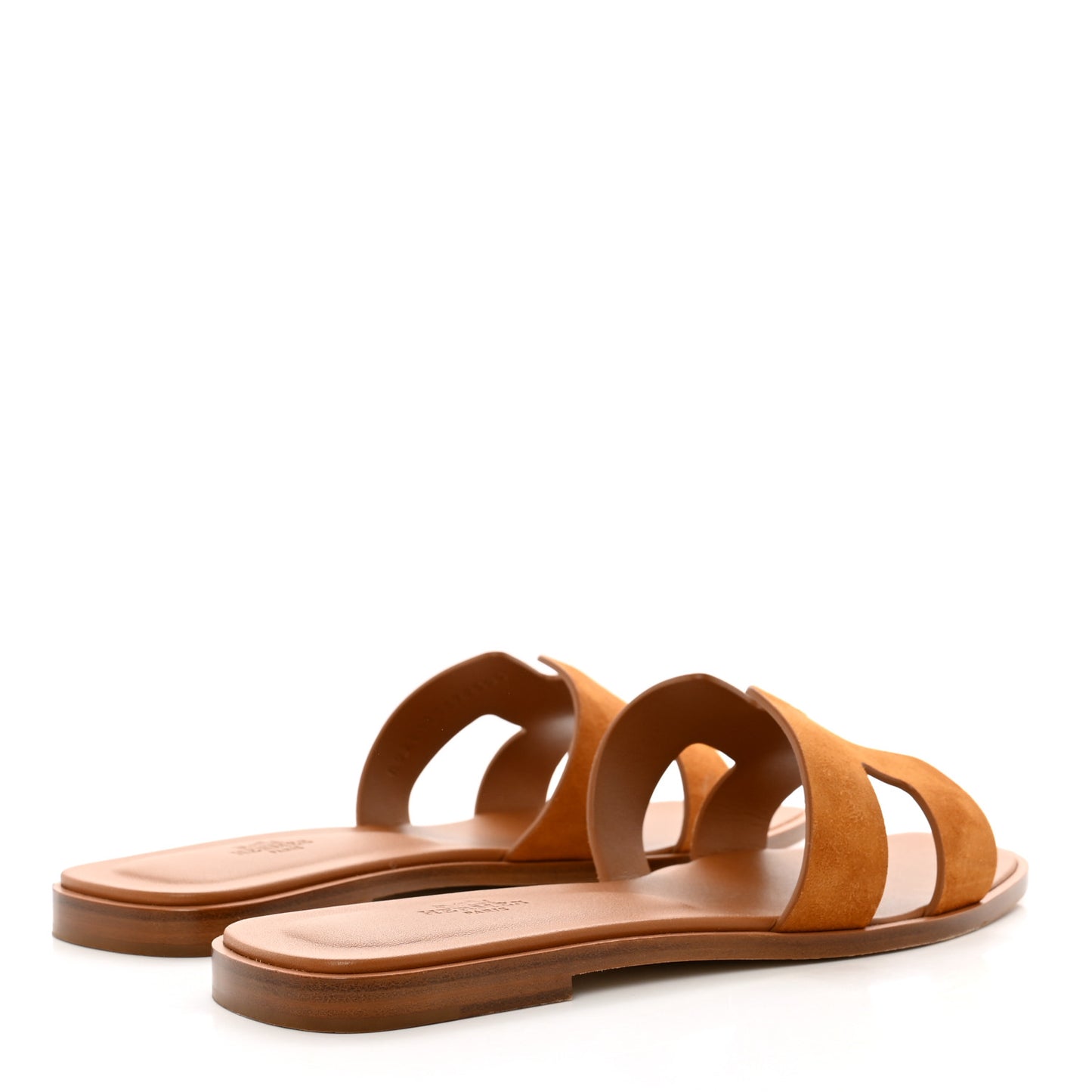 Suede Goatskin Oran Sandals 40 Naturel