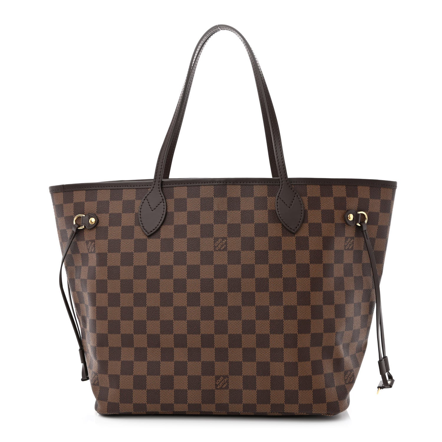 Louis Vuitton Damier Ebene Neo Neverfull MM Rose Ballerine 3 of 11