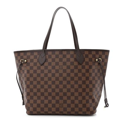 Louis Vuitton Damier Ebene Neo Neverfull MM Rose Ballerine 3 of 11