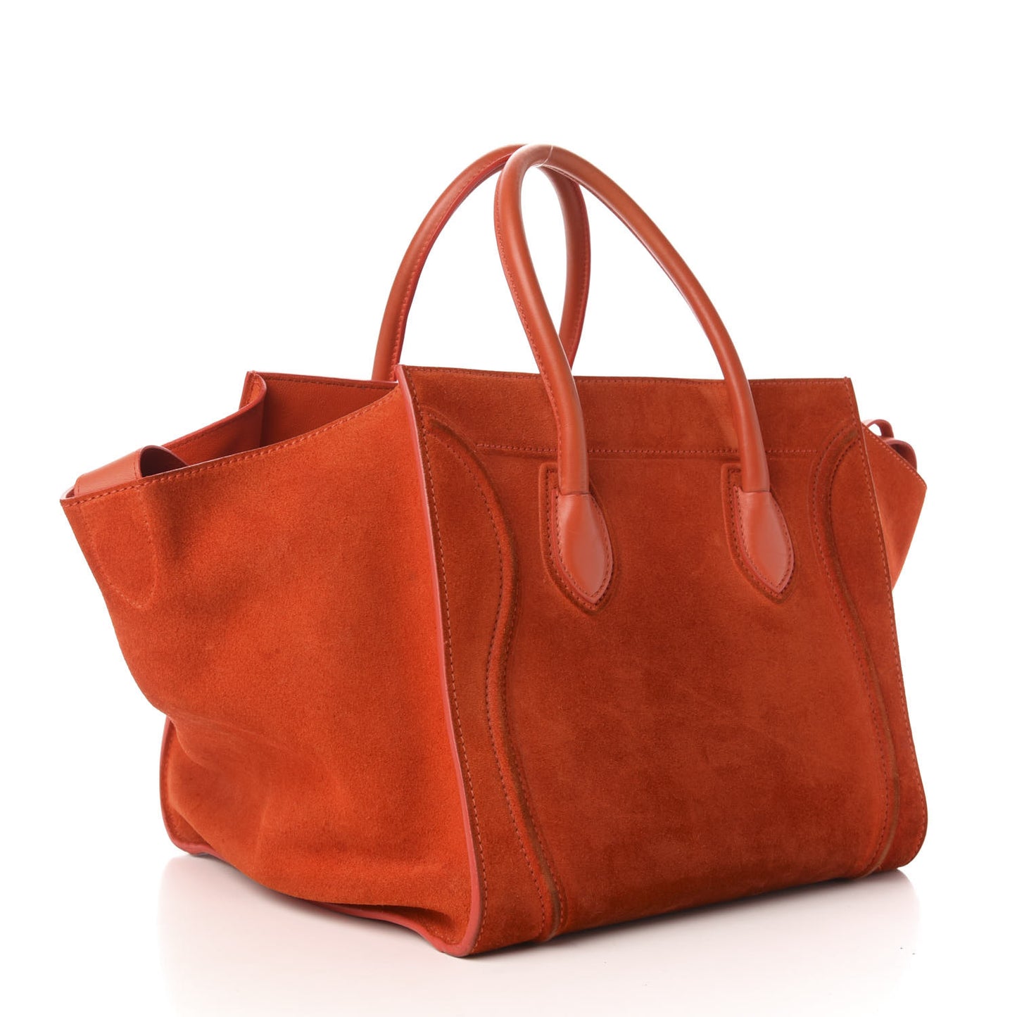 Suede Medium Phantom Luggage Bright Orange