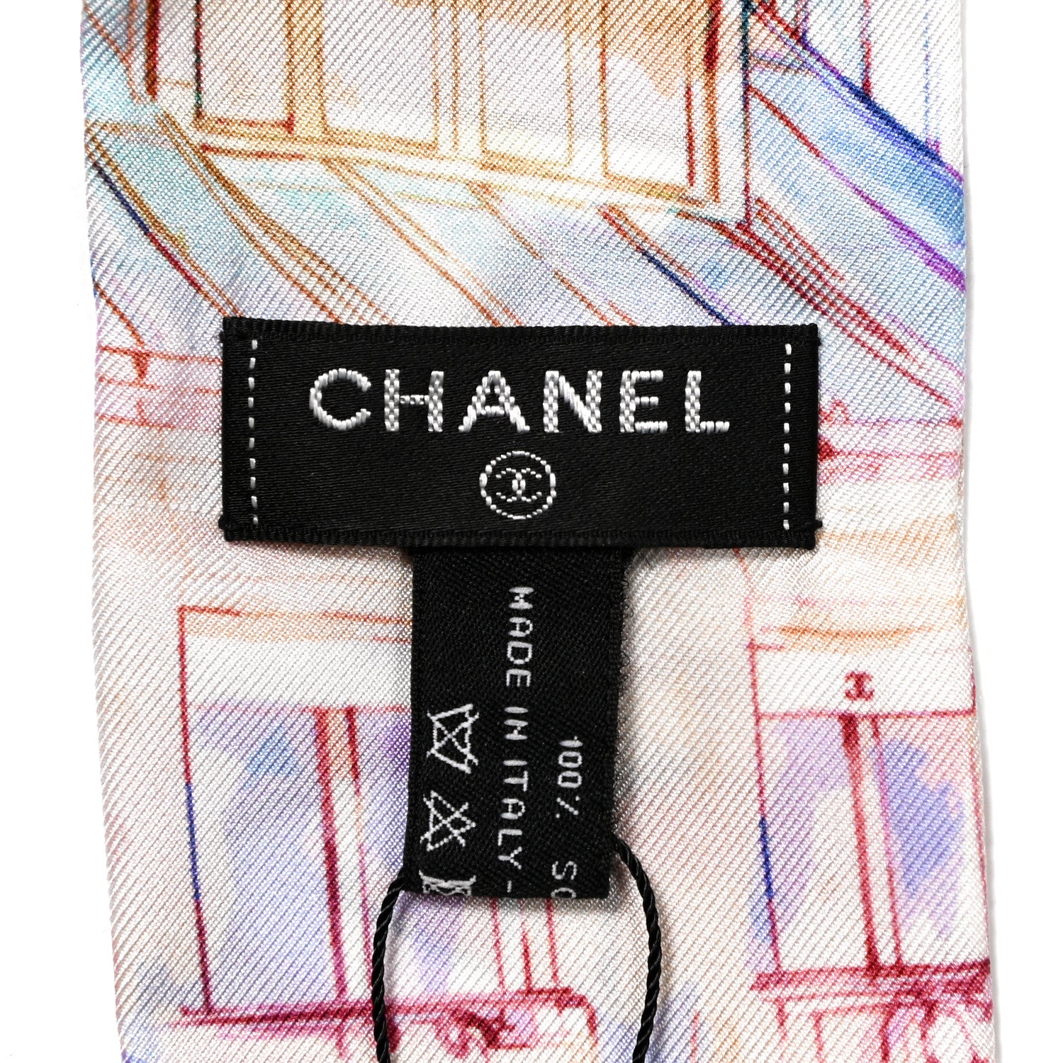 Chanel Silk Twill Slim Bandeau Scarf Rose 3 of 3