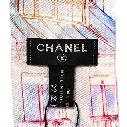 Chanel Silk Twill Slim Bandeau Scarf Rose 3 of 3