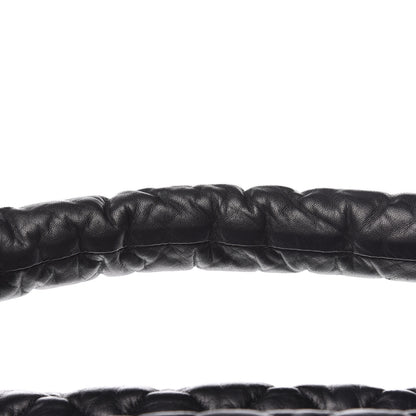 Chanel Lambskin Quilted Coco Cocoon Hobo Black 14 of 15