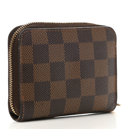 Louis Vuitton Damier Ebene Zippy Coin Purse 3 of 9