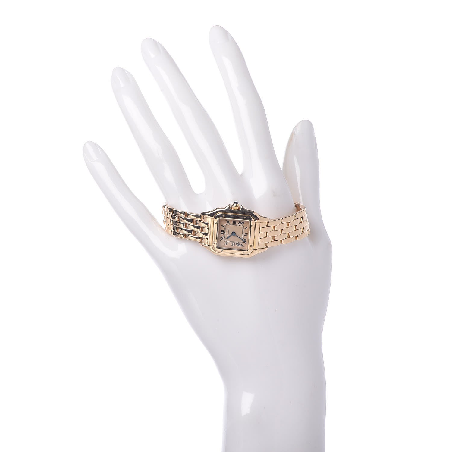 Cartier 18K Yellow Gold 22mm Panthere Quartz Watch 2 of 8