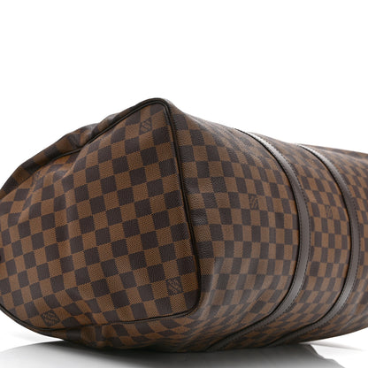 Louis Vuitton Damier Ebene Keepall 50 8 of 9