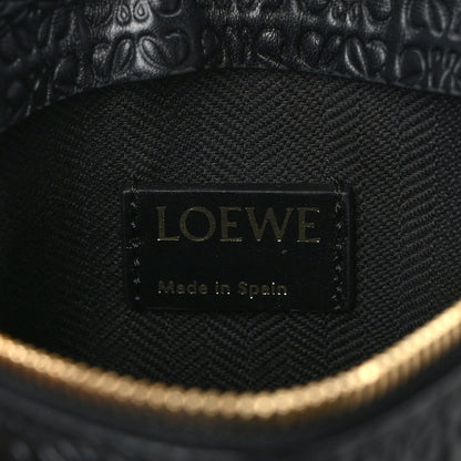 Loewe Calfskin Embossed Mini Repeat T Pouch Black 6 of 8
