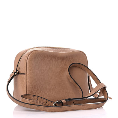 Gucci Pebbled Calfskin Small Soho Disco Bag Camelia 3 of 10