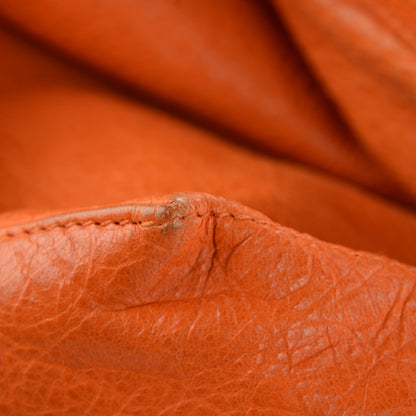 Balenciaga Agneau Classic Hardware Day Hobo Tangerine 2 of 10