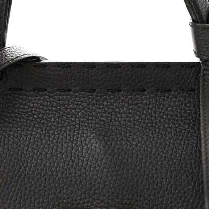 Gucci Calfskin Small GG Marmont Top Handle Bag Black 8 of 10