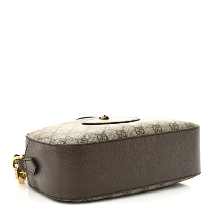 Gucci GG Supreme Monogram Web Neo Vintage Shoulder Bag Beige New Acero Crop 4 of 15