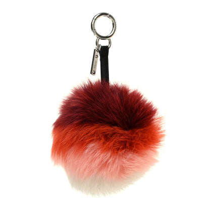 Fendi Fox Fur Pom Pom Bag Charm Multicolor 1 of 5