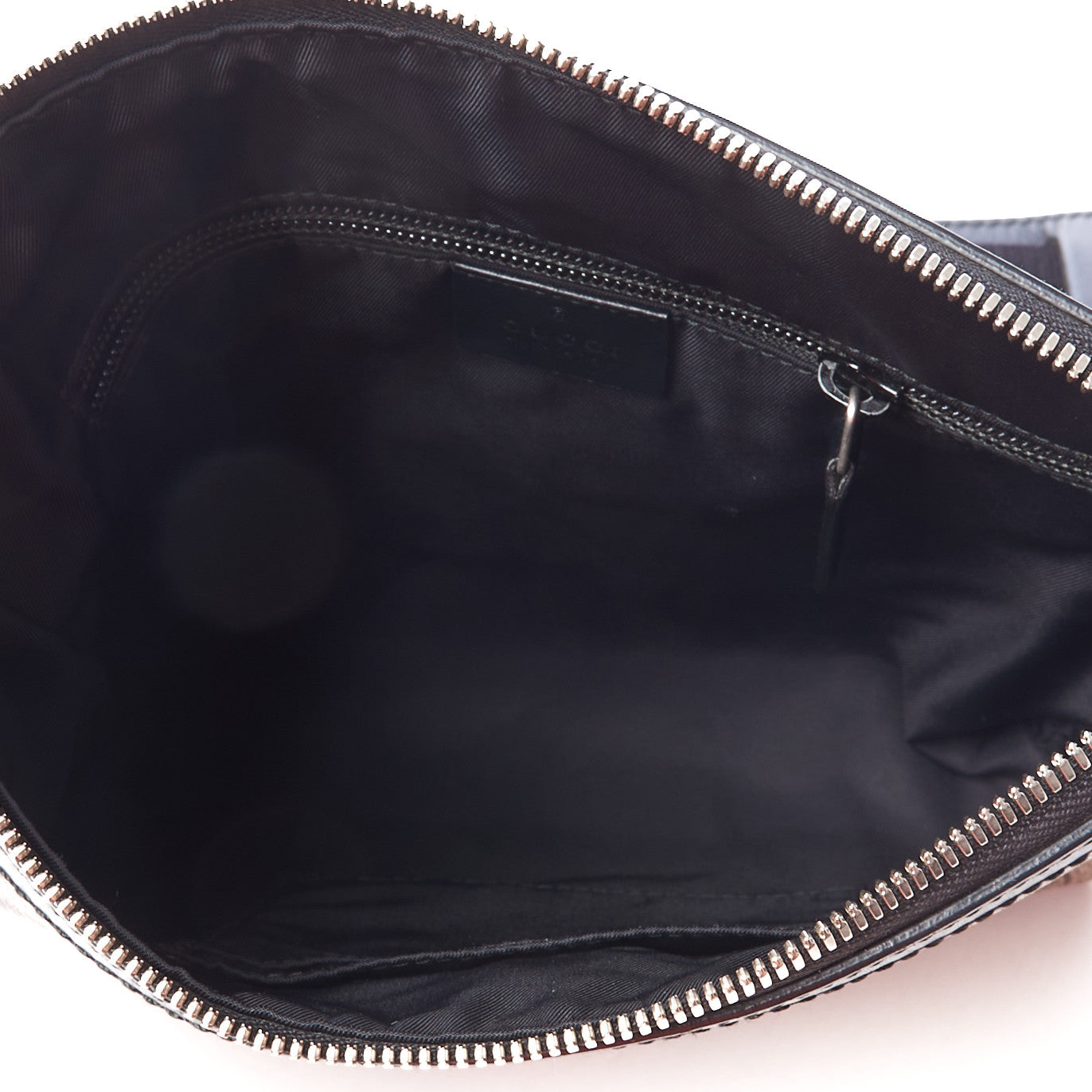 GG Supreme Monogram Web Messenger Bag Black