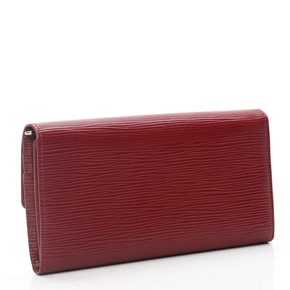 Louis Vuitton Epi Sarah Wallet Rubis 3 of 6