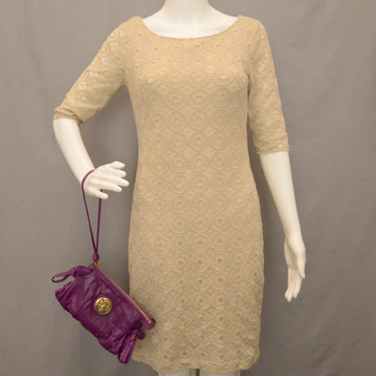 Gucci Leather Hysteria Clutch Purple 2 of 8