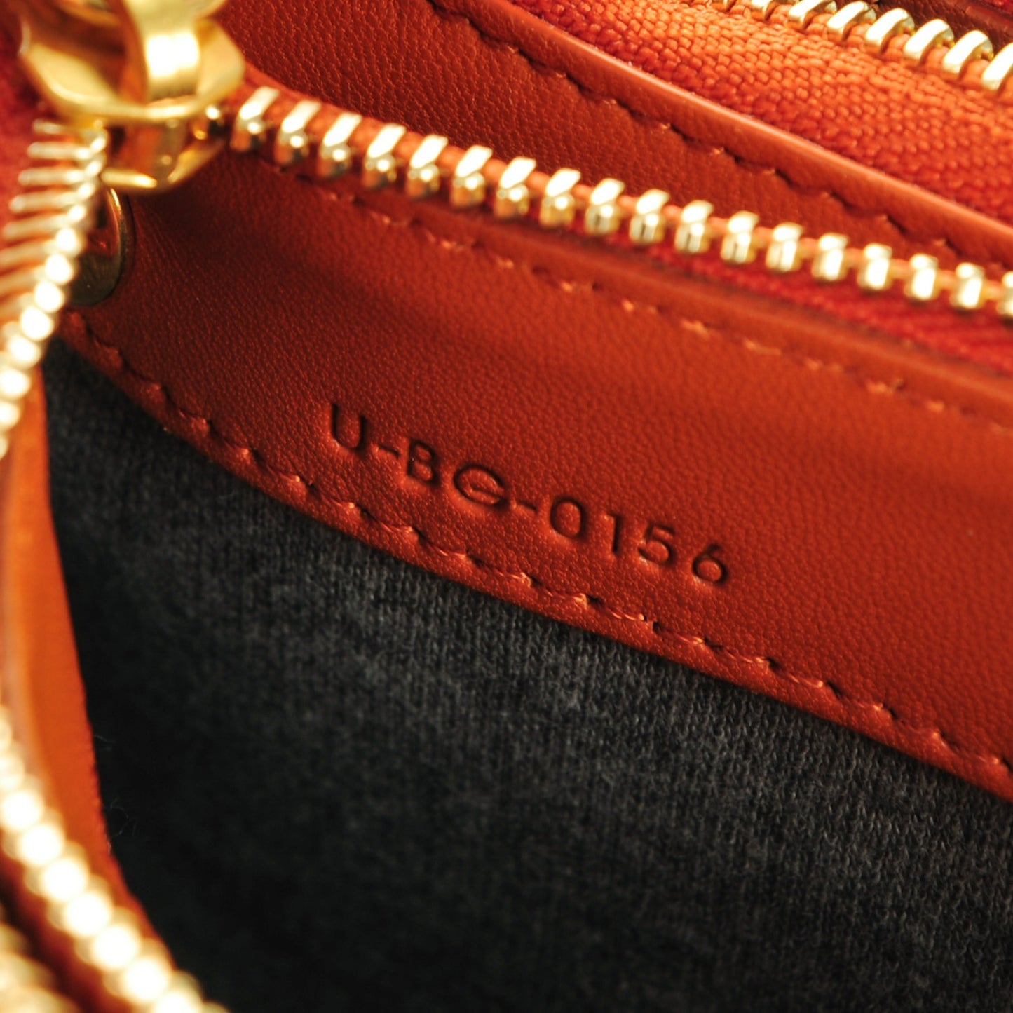 Lambskin Small Trio Crossbody Bag Brick