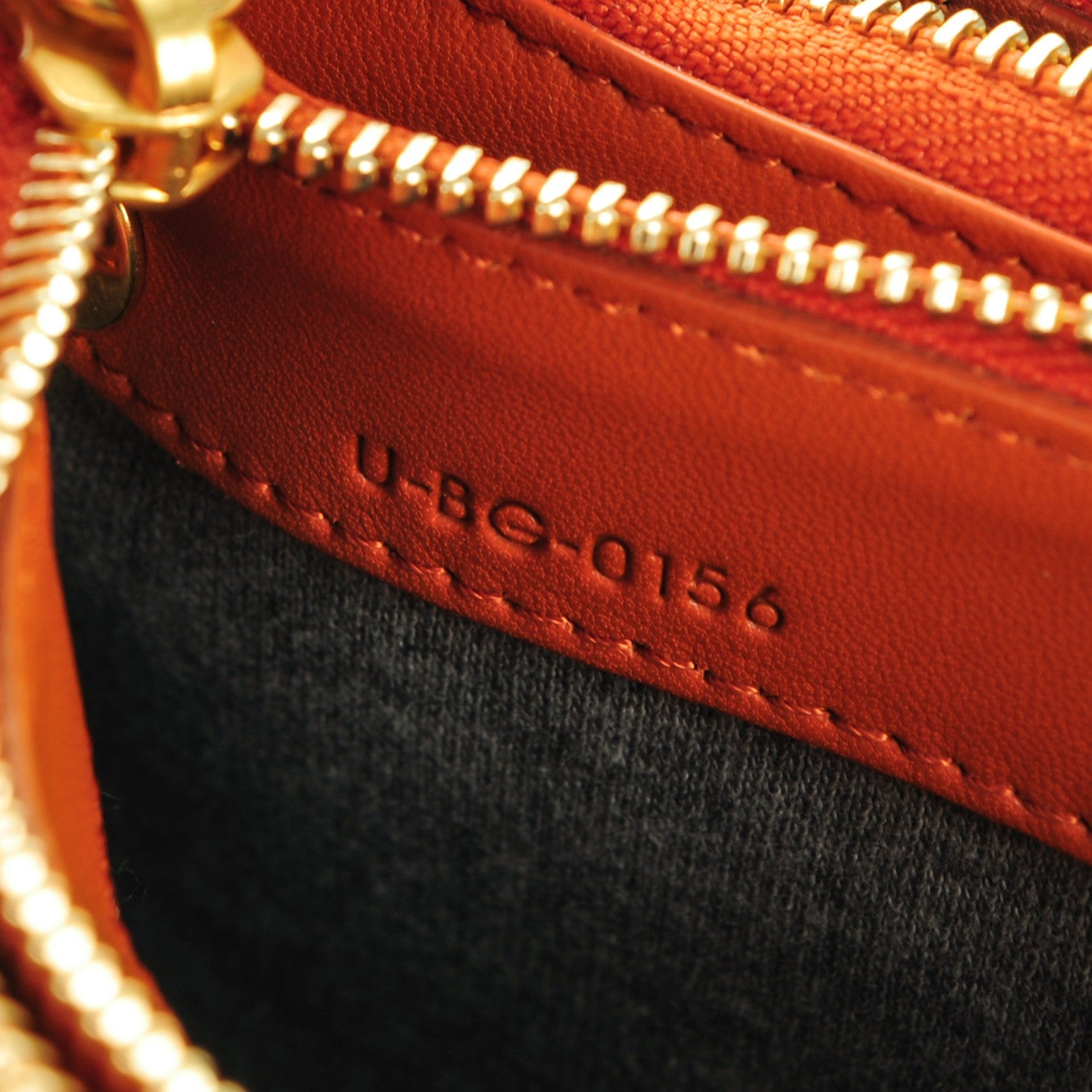 Celine Lambskin Small Trio Crossbody Bag Brick 7 of 7