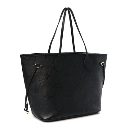 Louis Vuitton Empreinte Monogram Giant Neverfull MM Black 3 of 8
