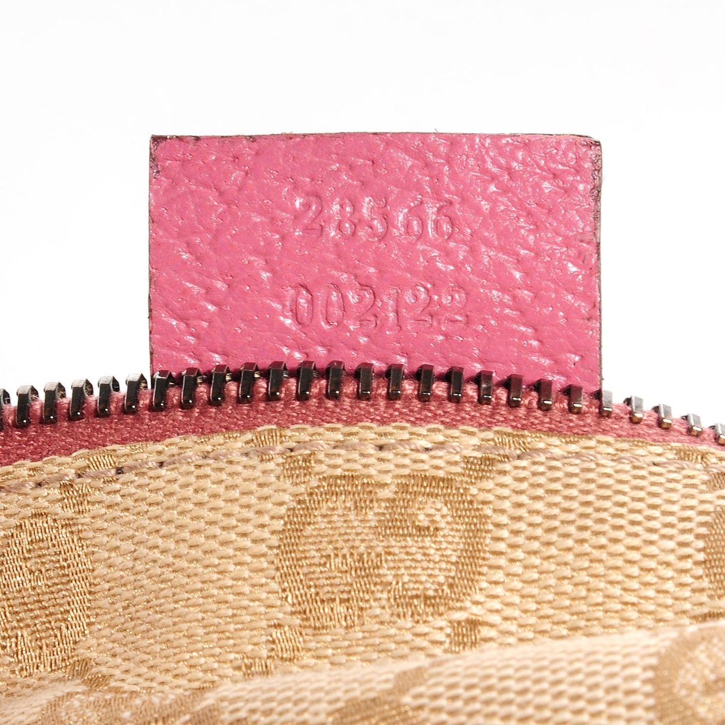 GG Monogram Web Double Pocket Belt Bag Pink