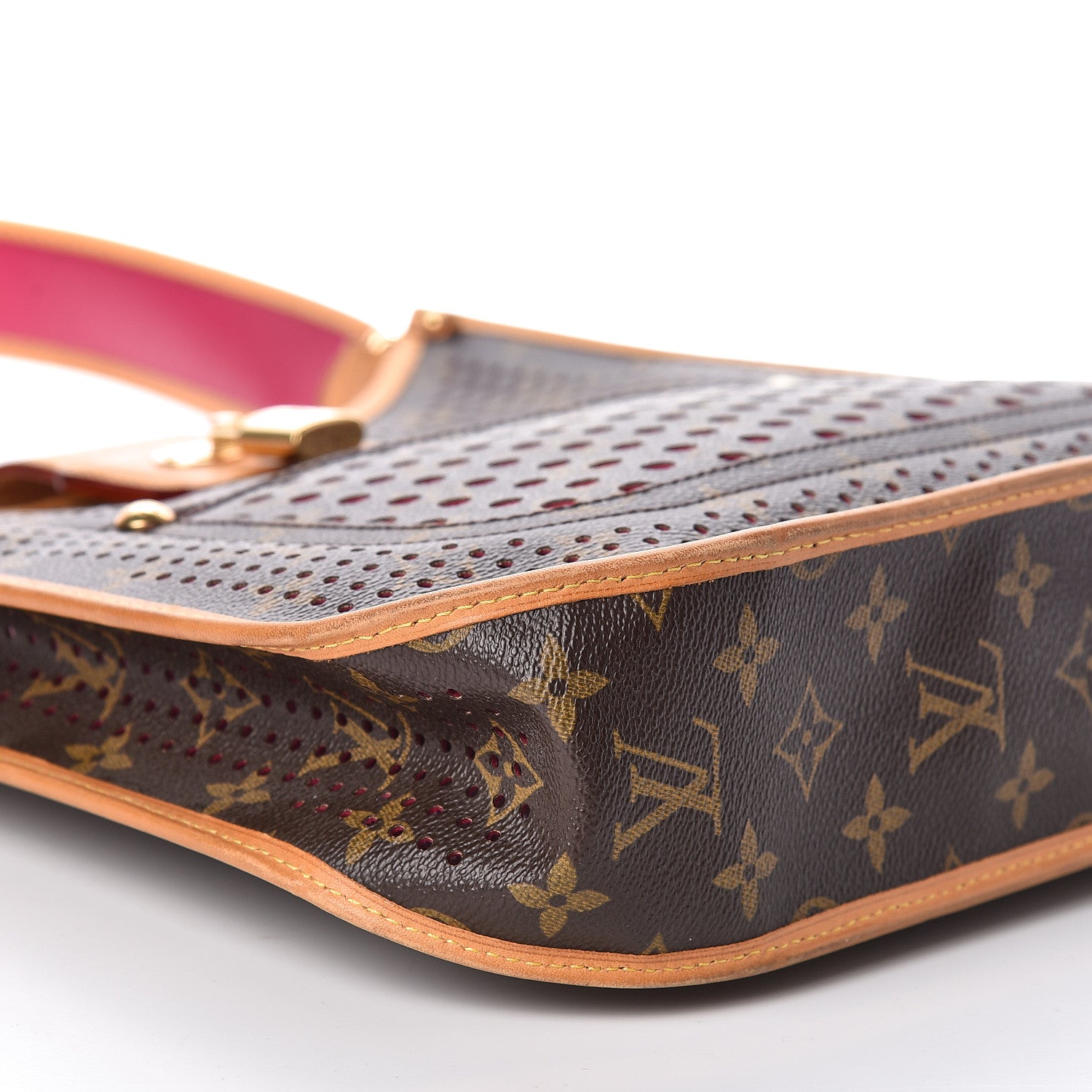 Louis Vuitton Monogram Perforated Musette Fuchsia 8 of 12