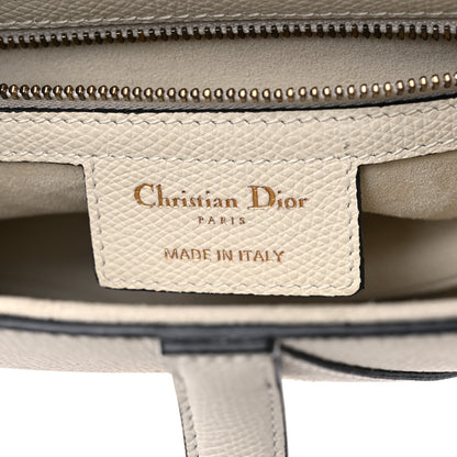 Christian Dior Grained Calfskin Saddle Bag White 6 of 13
