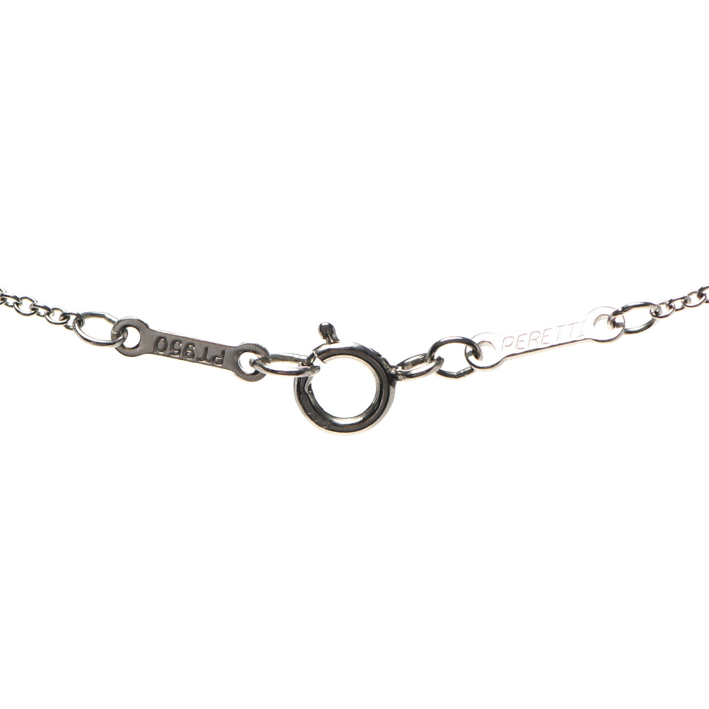 Platinum Diamond .08ct Elsa Peretti Diamonds by the Yard Pendant Necklace