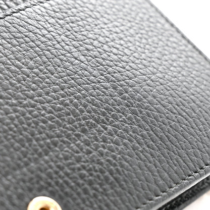 Gucci Calfskin Mini GG Marmont Chain Wallet Black 7 of 16