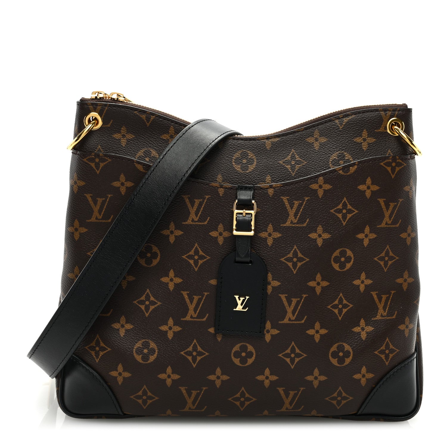 Louis Vuitton Monogram Odeon MM Black 1 of 8
