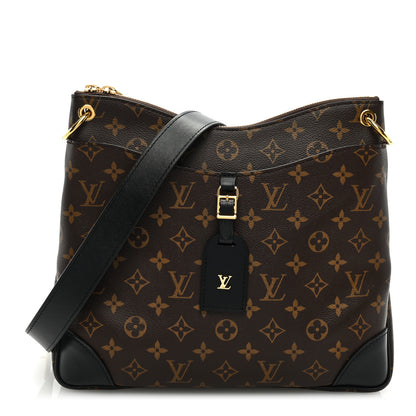 Louis Vuitton Monogram Odeon MM Black 1 of 8