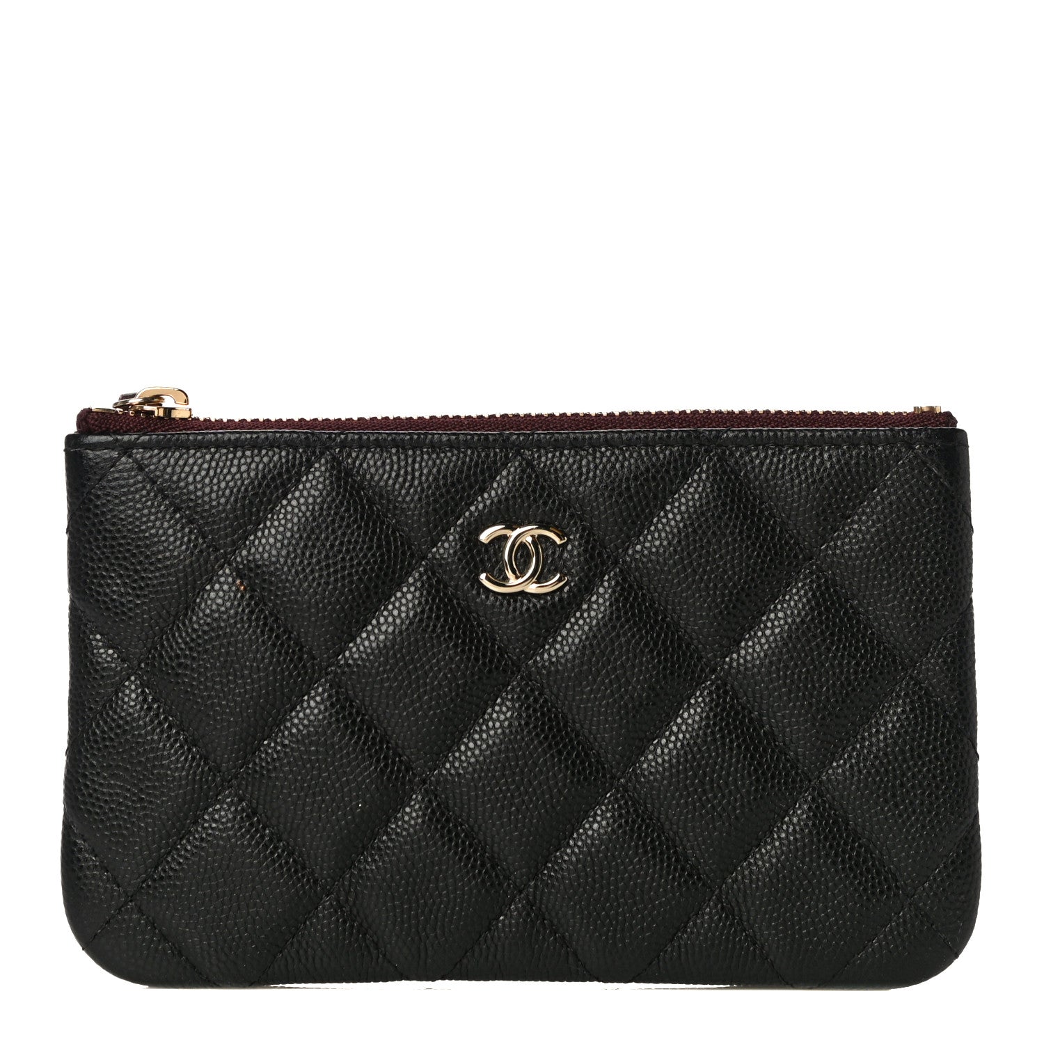 Chanel Caviar Quilted Small Cosmetic Case Black 1 of 10
