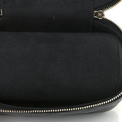 Chanel Caviar Quilted CC Vanity Cosmetic Case Black 5 of 12