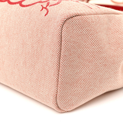 Hermes Vache Hunter Toile Pegase Pop Herbag Zip Retourne 31 PM Rouge Piment 11 of 13