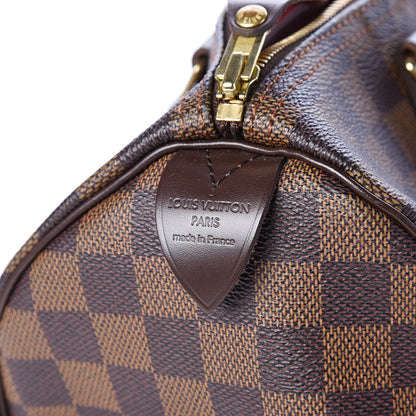 Louis Vuitton Damier Ebene Speedy 30 9 of 10
