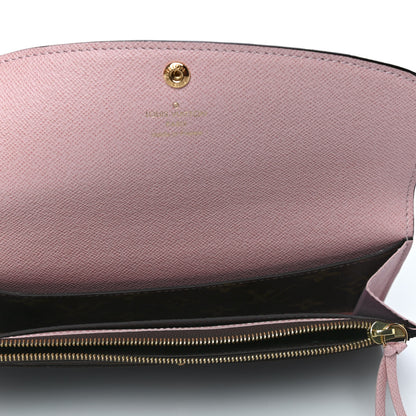 Louis Vuitton Monogram Emilie Wallet Rose Ballerine 4 of 12