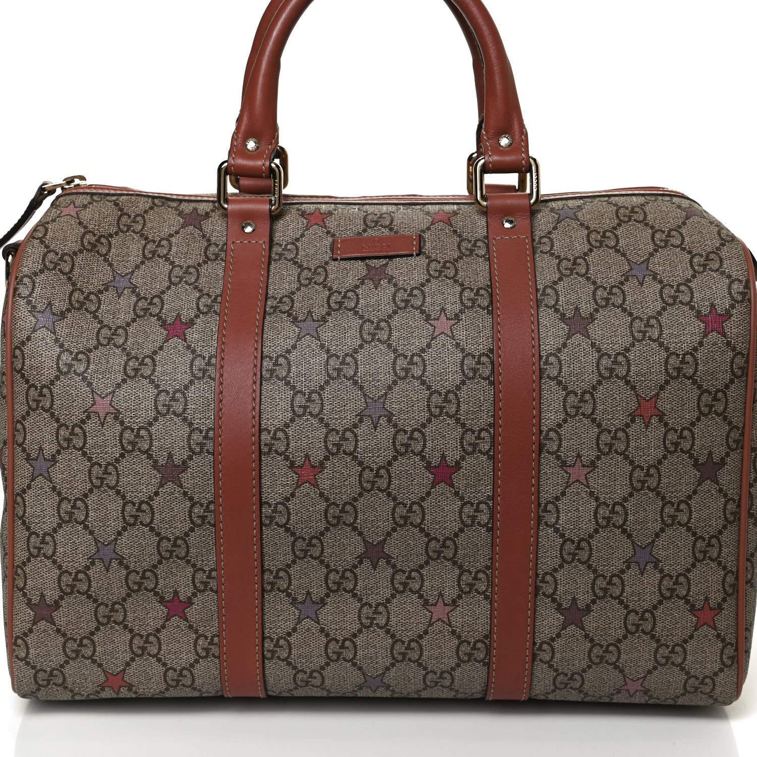 Gucci GG Supreme Stars Medium Joy Boston Pink 9 of 14