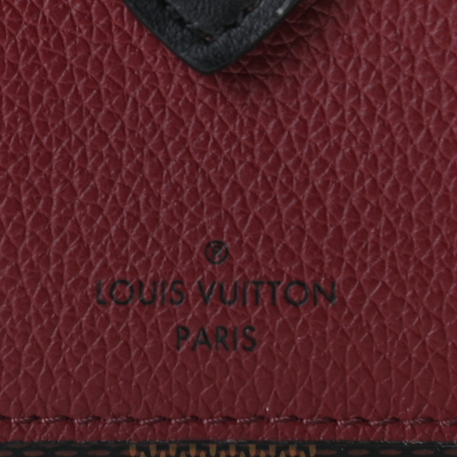 Louis Vuitton Damier Ebene Juliette Wallet Bordeaux Black 7 of 8