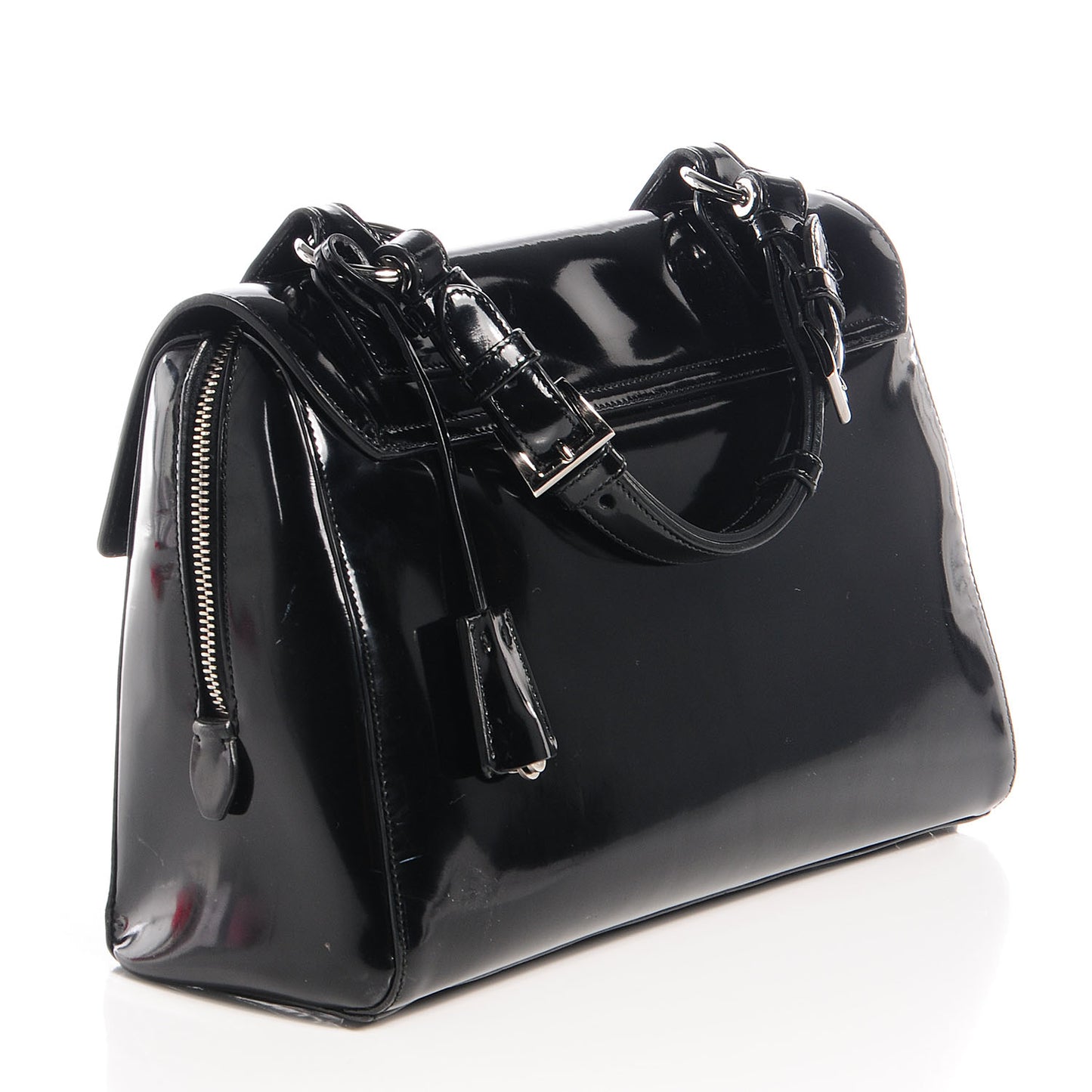 Vernice Doctor Bag Black