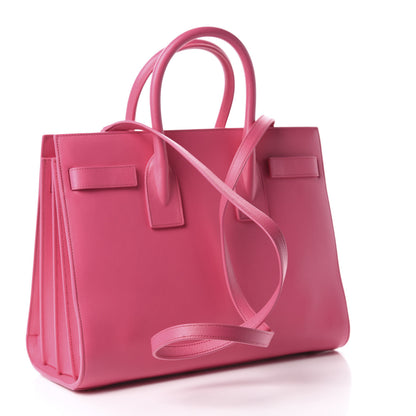 Saint Laurent Calfskin Small Sac De Jour Bubblegum 3 of 10