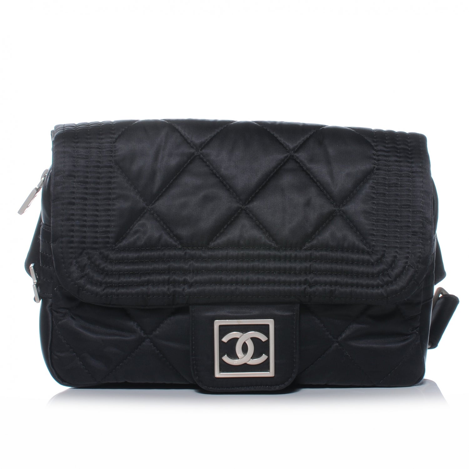 Chanel Nylon Ski Sport Belt Bag Black 1 of 7