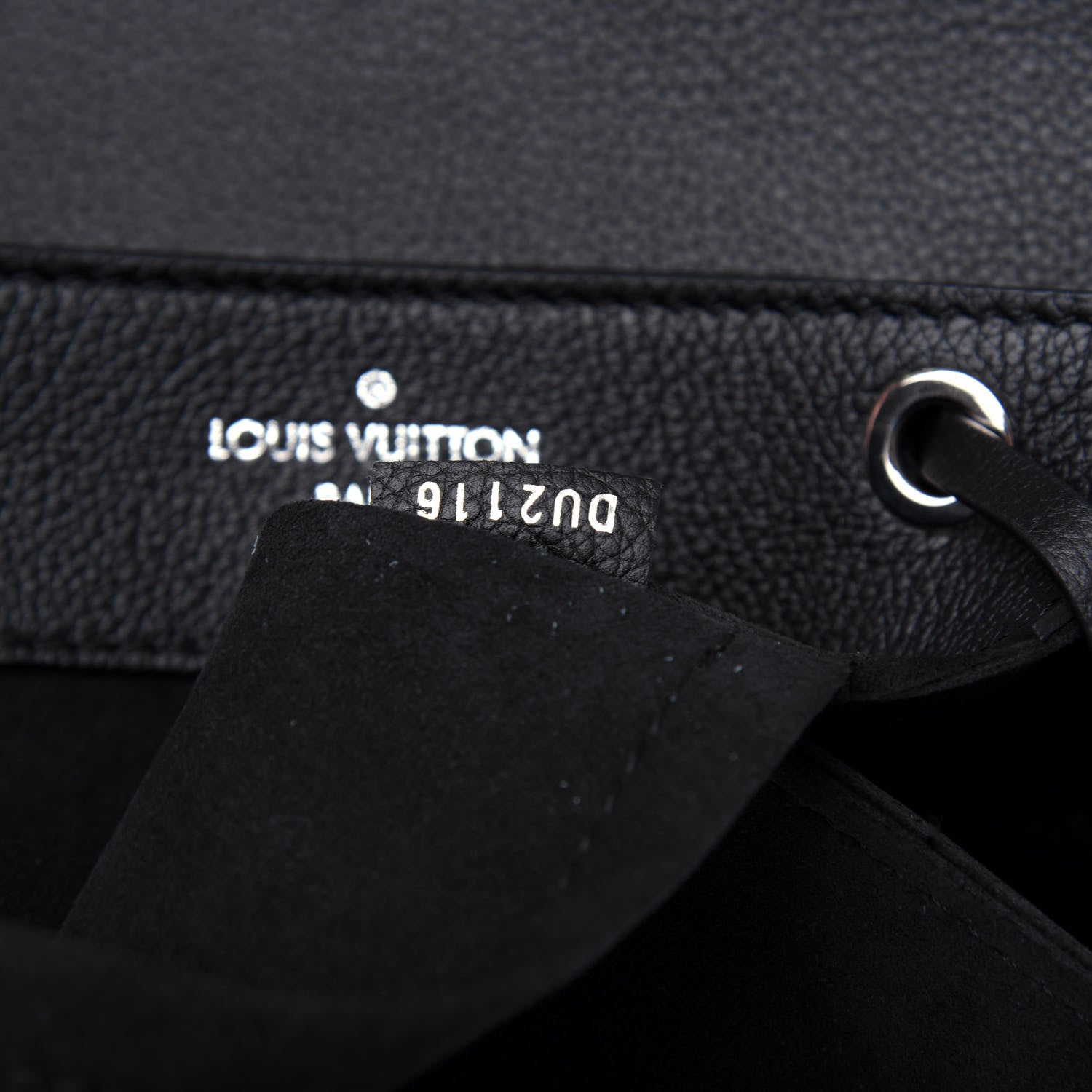 Louis Vuitton Calfskin Lockme Backpack Black 7 of 10